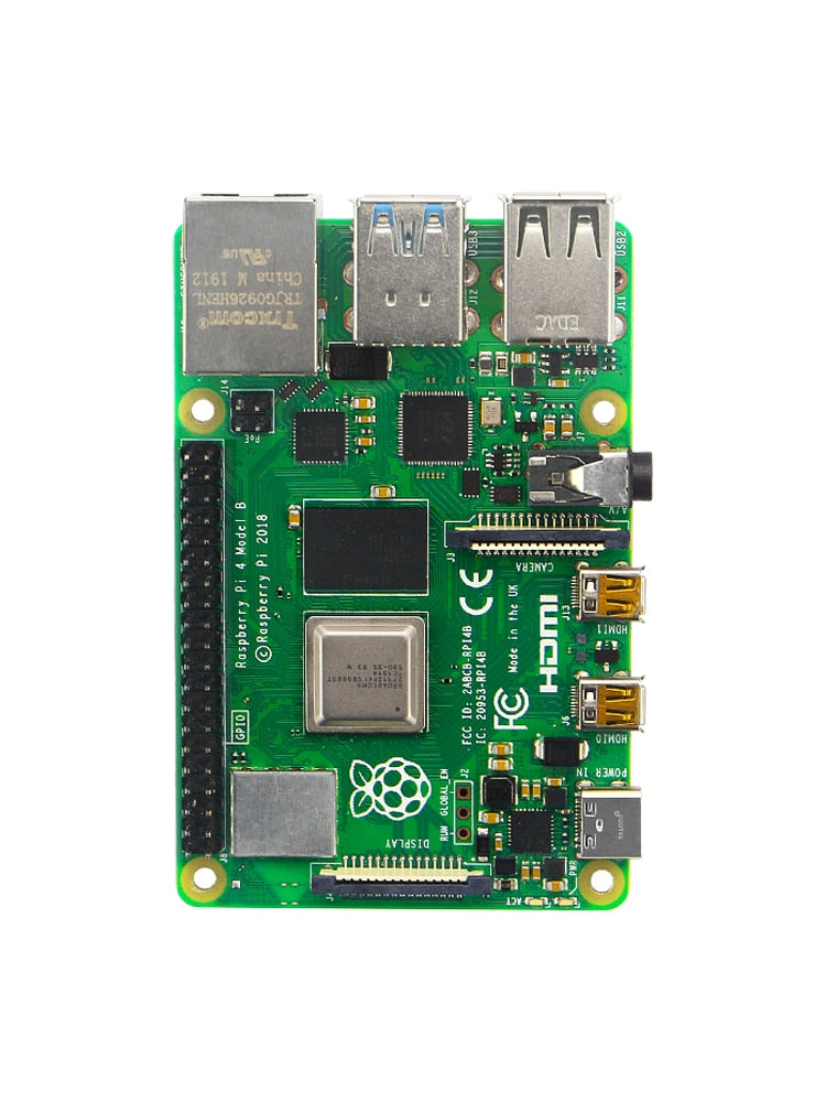 Original Raspberry Pi 4 Model B Board 2G 4G 8G RAM 2.4G &amp; 5G WiFi Bluetooth 5.0 4 Core CPU 1.5Ghz RPi 4 RPi 4 Speed than RPi 3B+