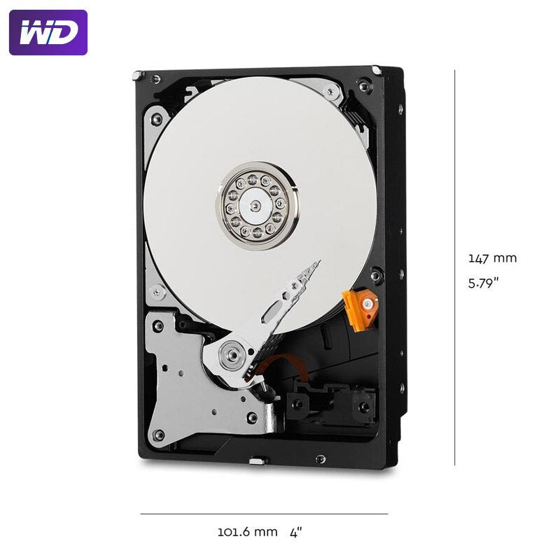 WD Purple 3TB Surveillance Internal Hard Drive Disk 3.5&quot; 64M Cache SATA III 6Gb/s 3T 3000GB HDD HD Harddisk for CCTV DVR NVR