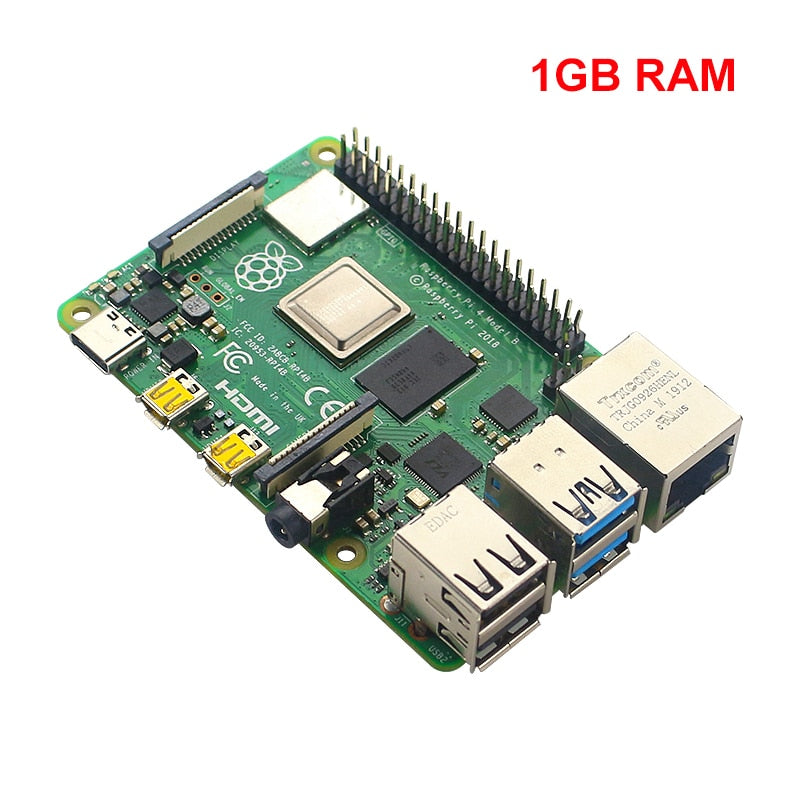 Original Raspberry Pi 4 Model B Board 2G 4G 8G RAM 2.4G &amp; 5G WiFi Bluetooth 5.0 4 Core CPU 1.5Ghz RPi 4 RPi 4 Speed than RPi 3B+